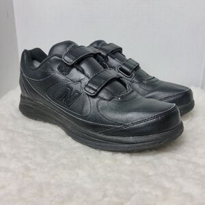 New Balance 577 Black - MW577VK Size 10 Walking Shoes Leather Strap